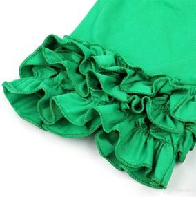 img 1 attached to 🩳 Cotton Icing Ruffles Shorts Pants for Baby Toddler Girls with Slowera Brand