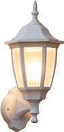 illuminate your outdoor space with fudesy waterproof wall lantern - perfect for garage, patio, and yard logo