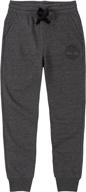 👖 timberland heather fleece jogger sweatpants - boys' clothing pants logo