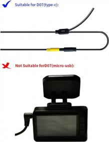 img 3 attached to Удлинительный кабель задней камеры 50 футов для порта WOLFBOX D07 Type-C (4 контакта, 2,5 мм)