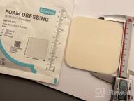img 1 attached to Dimora Foam Dressing, PHMB 7 Days Sustained Steriel 4"X4" Wound Dressing Pads 5 Times Fast Protection Non-Adhesive Non-Border, 15 Times Ultra Absorbent Padding 10 Pack review by Mike Burnett