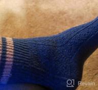 img 1 attached to Vintage Winter Warm Crew Socks For Women And Girls - 5 Pack Of Novelty Socks review by Ruchi Wersal