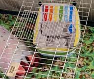 img 1 attached to Guinea Pig Hideout,HOMEYA Small Animal Hammock House Cuddle Hanging Sleeping Bed Toys Winter Warm Cage Accessories For Sugar Glider,Chinchilla,Hamster,Rat,Bunny,Squirrel,Gerbil Birthday Gift review by Jake Hillyer