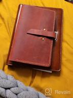 картинка 1 прикреплена к отзыву Refillable Genuine Leather Journal: Handmade Vintage Organizer Notebook For Men And Women от Jonathan Sanders
