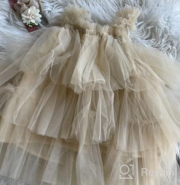 img 1 attached to Adorable Tutu Tulle Dresses With Headband For Baby And Toddler Girls' Celebrations review by Matt Morgan