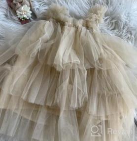 img 5 attached to Adorable Tutu Tulle Dresses With Headband For Baby And Toddler Girls' Celebrations