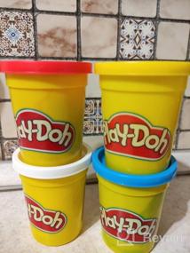img 4 attached to Mass for Molding Play-Doh Set 4 cans, base colors, 448 gr, B6508/B5517