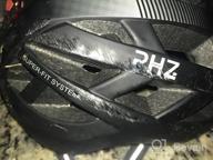 img 1 attached to PHZ Adult Bike Helmet: Certified Safety With Light, Visor, And Inner Pads For Men And Women On Mountain, Road, And Skateboard review by Daniel King