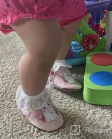 img 7 attached to Слип-резистентные детские туфли для кроваток: мягкие подошвы Robeez для девочек и унисекс малышей, возраст от 0 до 24 месяцев.