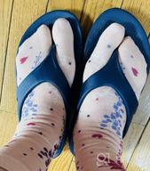 img 1 attached to 3-Pair Bowbear Flip-Flop Socks For Women | Comfort And Style Combined! review by Joe Mendez