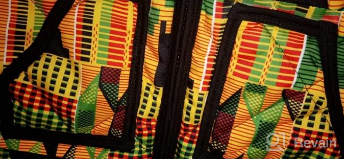 img 1 attached to African Dashiki Jacket - 🧥 Boys' Clothing for Jackets & Coats review by Christopher Cortez