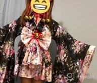 img 1 attached to VSVO Anime Cosplay Lolita Halloween Fancy Dress Japanese Kimono Costume review by Jessica Hill