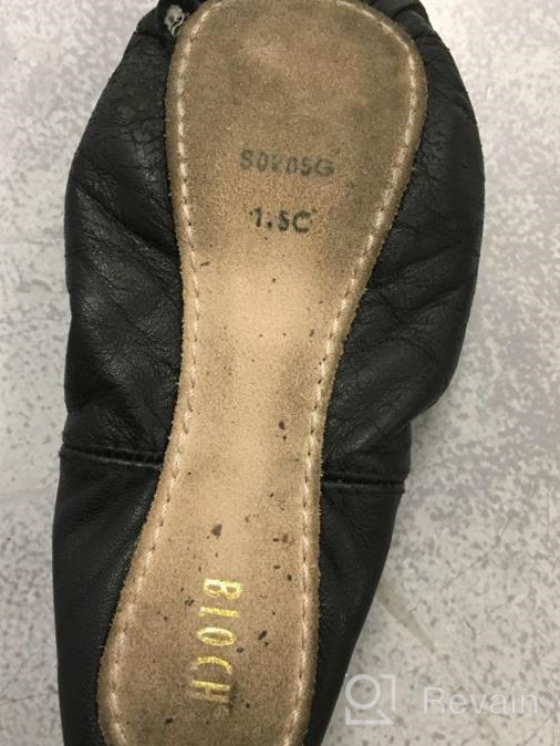 img 1 attached to Bloch Dansoft Ballet Slipper Toddler Girls' Shoes: Comfortable and Versatile Flats review by John Munajj