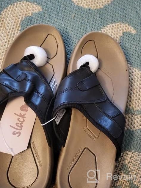 img 1 attached to Men'S Outback Faux Leather Sandal By Slack - Perfect For Summer! review by William Nunes
