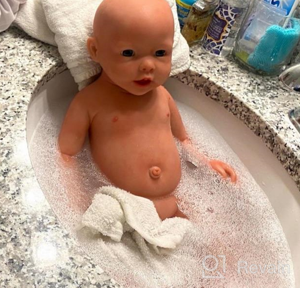 img 1 attached to IVITA 15In Full Silicone Reborn Baby Doll Boy - Realistic, Lifelike & Non-Vinyl Material! review by Victor Jack