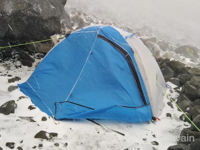 img 1 attached to AYAMAYA 4-Season Backpacking Tent: 2 Person, Ultralight & Waterproof For All Weathers! review by Eric Jones