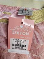 img 1 attached to DXTON Toddler Dresses with Leggings: Stylish Girls' Clothing review by Laura Belisle