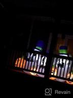 img 1 attached to Halloween Inflatables 9Ft Long Ghosts With Pumpkins Decorations, Outdoor LED Lights Build-In, Blow Up Yard Garden Décor review by Nicholas Gendron