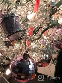 img 5 attached to Украсьте свою рождественскую елку 27-каратными синими и серебряными рождественскими шарами TWBB, набор украшений с коробкой и рождественским колокольчиком!
