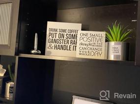 img 6 attached to Motivational Wall Art Plaques: Positive Thought Office Decor And Inspirational Gifts With Powerful Sayings.