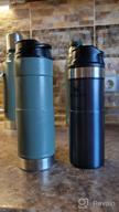 img 3 attached to Stanley Classic Trigger Action Travel Mug - 12, 16, 20 oz – Hot &amp; Cold Thermos – Double Wall Vacuum Insulated Tumbler for Coffee, Tea, and Drinks – Stainless-Steel, BPA Free review by Ada Falkowska ᠌