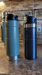 img 7 attached to Stanley Classic Trigger Action Travel Mug - 12, 16, 20 oz – Hot &amp; Cold Thermos – Double Wall Vacuum Insulated Tumbler for Coffee, Tea, and Drinks – Stainless-Steel, BPA Free