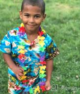 img 1 attached to 🌺 Hibiscus Hawaiian Island Turquoise Boys' Clothing by RJC review by Troy Drake