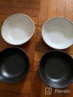 img 1 attached to Handcrafted White Matte Speckled Stoneware Dipping Bowl Set From Roro review by Sean Florence