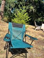 img 1 attached to Experience Ultimate Comfort Outdoors With Kijaro Dual Lock Portable Camping Chairs - Versatile Folding Sports Chair With Dual Lock Feature review by David Romero