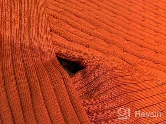 img 1 attached to Men'S Turtleneck Sweaters Slim Fit Thermal Pullover Knitted Ribbed Casual Sweater By Fanient review by Guillo Tilden