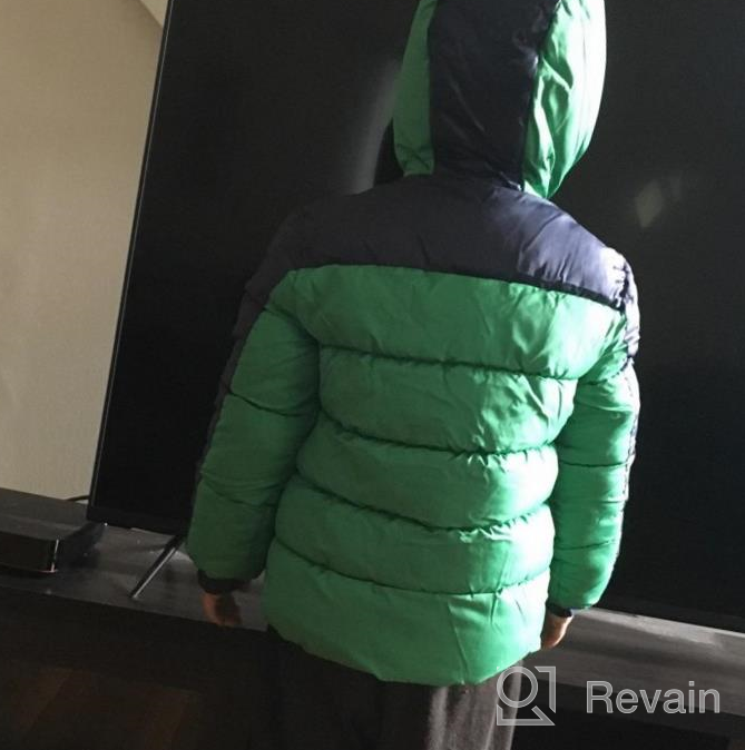 img 1 attached to HZXVic Boys Winter Coat with Hood: Lightweight Puffer Jacket, Water-Resistant Toddler Jacket review by Marcus Curry