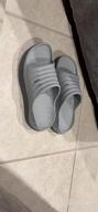img 1 attached to Comfortable Arch Support Sandals For Men - KuaiLu Orthotic Plantar Fasciitis Recovery Sports Slides With Thick Cushioning To Reduce Stress On Feet, Joints, And Back After Exercise review by Wendy Rodriguez