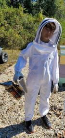 img 6 attached to BeeCastle Children'S/Kids' Beekeeping Protective Suit With Fencing Veil For Kids (4.9FT/59INCH)