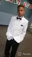 img 1 attached to Spring Notion Modern Tuxedo: Black Burgundy Boys' Clothing for Suits & Sport Coats - Sleek Style for Formal Occasions review by Brian Fisher