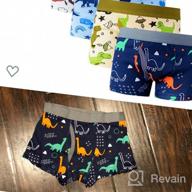 img 1 attached to 🦖 Cczmfeas Toddler Dinosaur Cotton Underwear for Boys - Comfortable Clothing with Enhanced SEO review by Matt Estrada