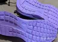 img 1 attached to RomenSi Sneakers Lightweight Breathable BlackPurple review by Clayton Morris