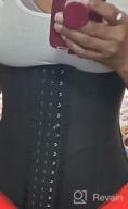 img 1 attached to Women'S Latex Underbust Waist Trainer Corset Cincher Hourglass Body Shaper With 4 Hooks By YIANNA review by Jonathan Sanders