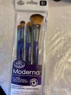 img 1 attached to Upgrade Your Painting Skills With Royal & Langnickel'S 5-Piece Moderna Brush Set; Perfect For All Mediums And Includes Wash, Angular, Filbert, Shader And Spotter Brushes. review by Natalie Lee