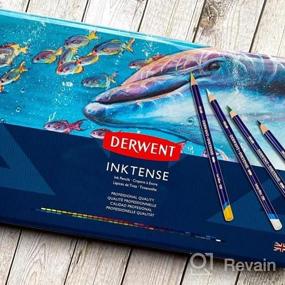 img 5 attached to Derwent Chromaflow Colored Pencils Tin, Set Of 48, Great For Holiday Gifts, 4Mm Wide Core, Multicolor, Smooth Texture, Art Supplies For Drawing, Blending, Sketching, Professional Quality (2306013)