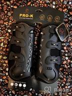 img 1 attached to Pro-K 3D Air-Mesh Horse Boots For Dressage: Lightweight And Durable Leg Protection For Performance Sports review by Yung Rich