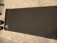img 1 attached to Premium Thick Yoga Mat With Non-Slip Surface, Extra Large 72"L X 32"W Size, Carrying Strap And Bag Included, Ideal For Home Workouts And Fitness, Exercise Mat For Yoga And More review by Melvin Balamani