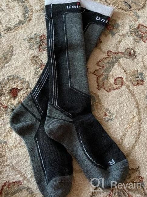 img 1 attached to Merino Wool Ski Socks By Unigear For Men And Women – Warm, Soft And Perfect For Skiing, Snowboarding, Climbing And Cold Weather review by Christine Allen