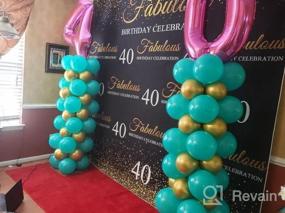 img 6 attached to Fuchsia Party Fun: Allgala 100Ct 12" Helium Grade Premium Latex Balloons