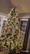 картинка 1 прикреплена к отзыву Upgrade Your Christmas Tree With Hallops Galvanized Tree Collar - Adjustable Metal Skirt For Large To Small Trees (White, Standard) от Rico Posley