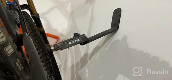 img 1 attached to Wall Mount Bicycle Rack For Garage - Qualward Bike Hanger Cycling Pedal Storage Stand. review by Dusty Wonsley