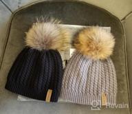 картинка 1 прикреплена к отзыву Womens Winter Beanie Hat With Fur Pom Pom - Warm Knit Bobble Cap By FURTALK от Kathy Robinson
