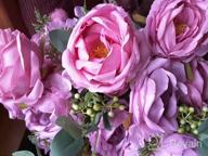 img 1 attached to Stunning Silk Peony Bouquets For Wedding And Home Decor - Veryhome 2-Pack Artificial Flowers review by Nick Moo