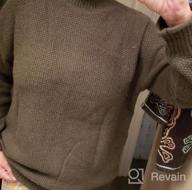 img 1 attached to Stay Warm And On Trend With Saodimallsu'S Oversized Turtleneck Sweaters review by Kristen Simon