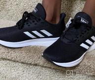 картинка 1 прикреплена к отзыву Adidas Детские кроссовки для бега Duramo 9 для девочек - Розовые - Размер 4 М: Стильная и поддерживающая обувь для активных девочек! от Wendy Parks