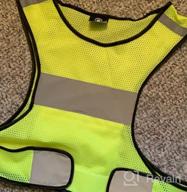img 1 attached to HiVisible Reflective Vest: Safety Gear For Men & Women - Night Running, Biking, Walking. review by Ryan Vaughn